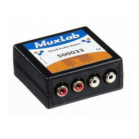 MuxLab Quad Audio Balun (500033)